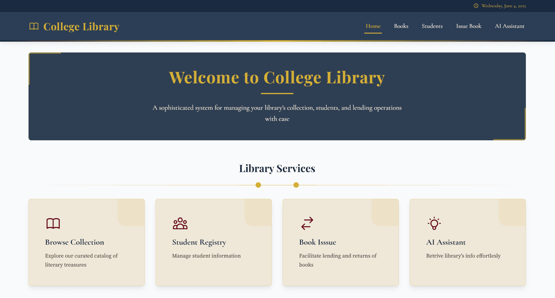 AI Library Management System